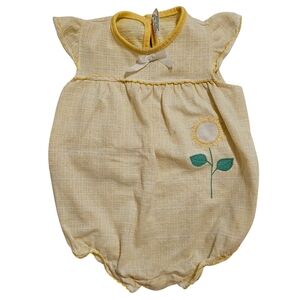 Vintage Healthtex Toddler Sunflower Bubble 18m